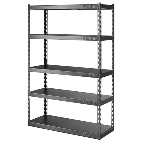 Gark485tgg  See what other customers have asked about Gladiator 5-Tier Steel Garage Storage Shelving Unit with EZ Connect (48 in
